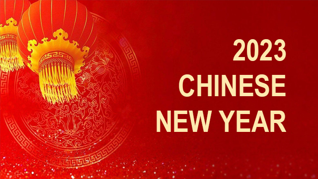 Aviso para las vacaciones del Año Nuevo Chino 2023