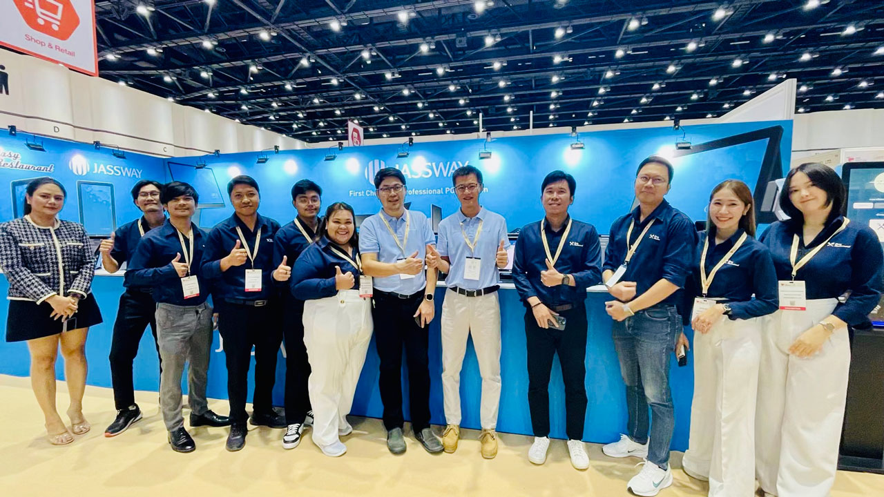 JASSWAY Showcases Cutting-Edge POS Solutions at FHT Trade Show in Thailand